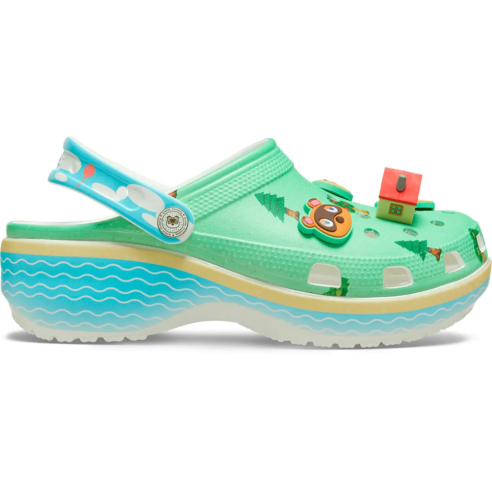 Купить Crocs 210101-90h-w11 Деревянные башмаки Animal Crossing Platform Multi 35x25x15 EU 42 7ft.ru в интернет магазине Семь Футов