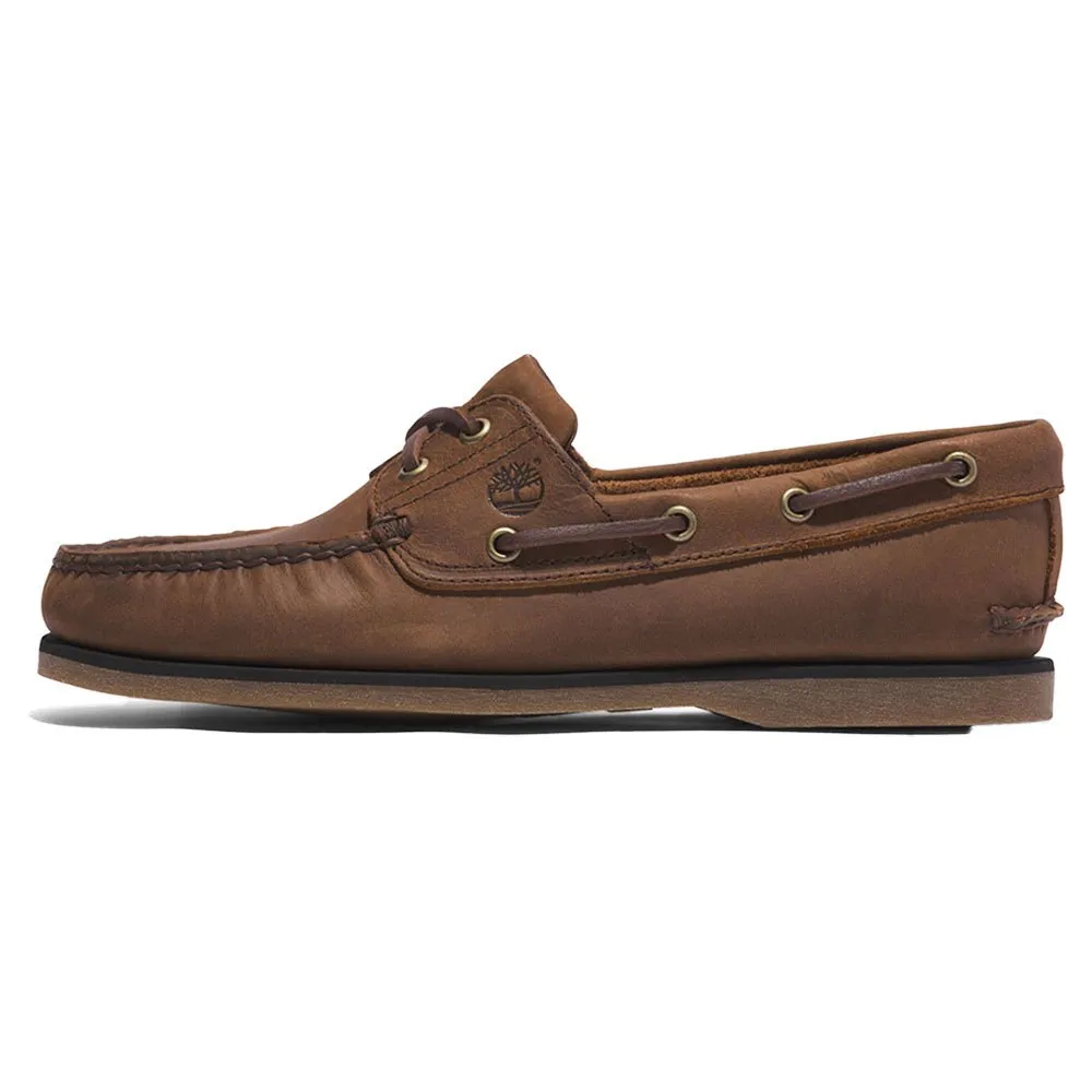 Купить Timberland tb0a2fzxem41w-060 Палубные туфли Classic Mid Brn / Full Grain 35x25x15 EU 39 7ft.ru в интернет магазине Семь Футов