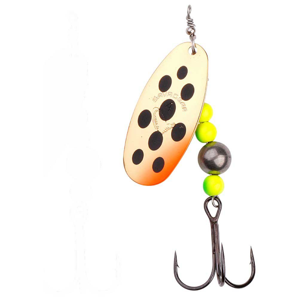 Купить Savage gear SVS40965 Caviar 3 Ложка 9.5g  Fluo Orange / Silver 7ft.ru в интернет магазине Семь Футов
