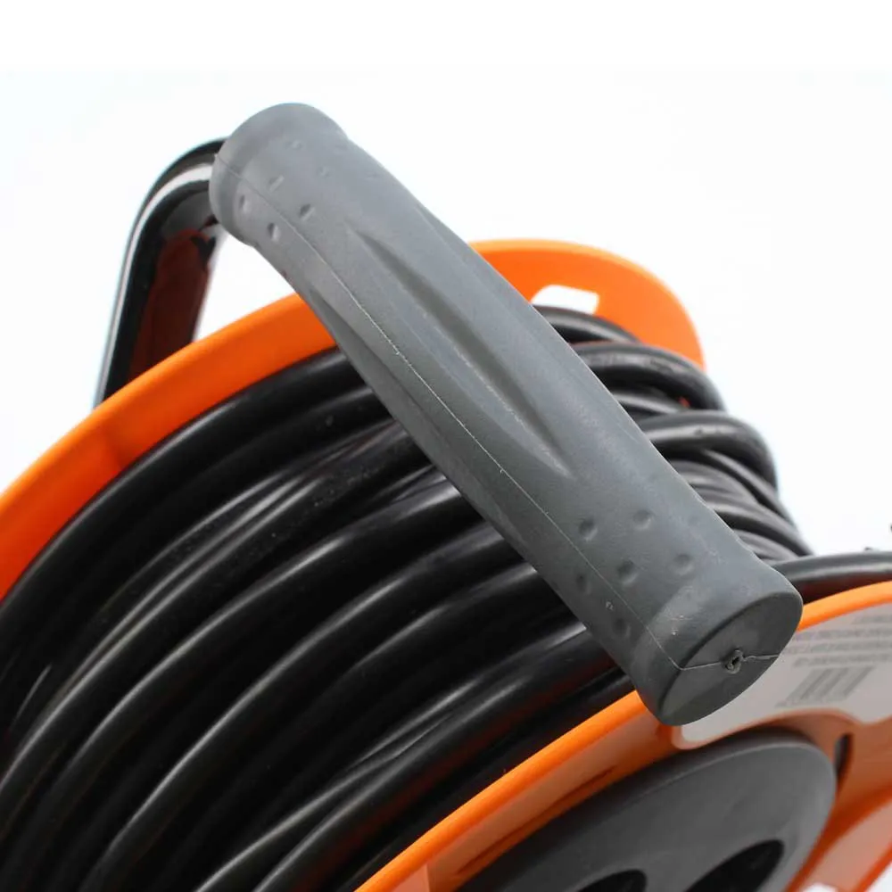 Купить Tm electron TMUAD250 Катушка для кабеля 4 розетки 50 m Золотистый Orange  Techinn 7ft.ru в интернет магазине Семь Футов