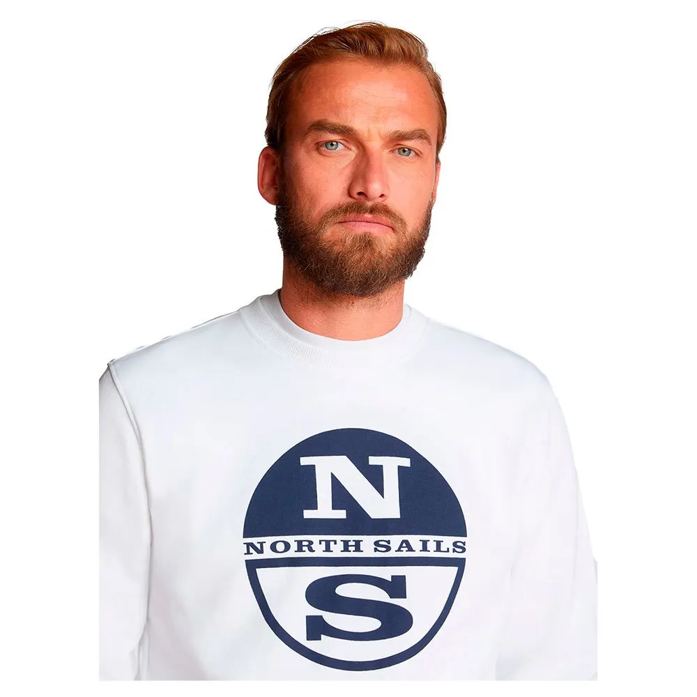 Купить North sails 691001-0101-7 Толстовка 691001 Graphic Белая White 3XL 7ft.ru в интернет магазине Семь Футов