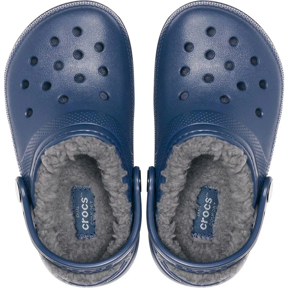 Купить Crocs 207009-459b-c5 Деревянные башмаки Classic Lined Navy / Charcoal 35x25x15 EU 20 7ft.ru в интернет магазине Семь Футов