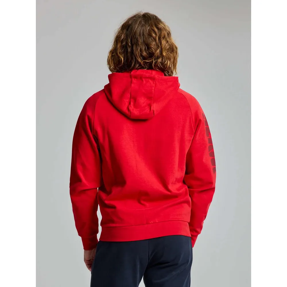 Купить Slam A106008S00-W07-XL Толстовка на молнии Logo Красный Real Red XL 7ft.ru в интернет магазине Семь Футов