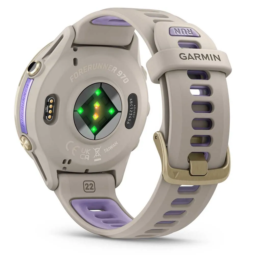Купить Garmin 010-02969-12 Reloj Forerunner 970 Бежевый  Soft Gold Titanium / French Gray / Translucent Indigo 7ft.ru в интернет магазине Семь Футов