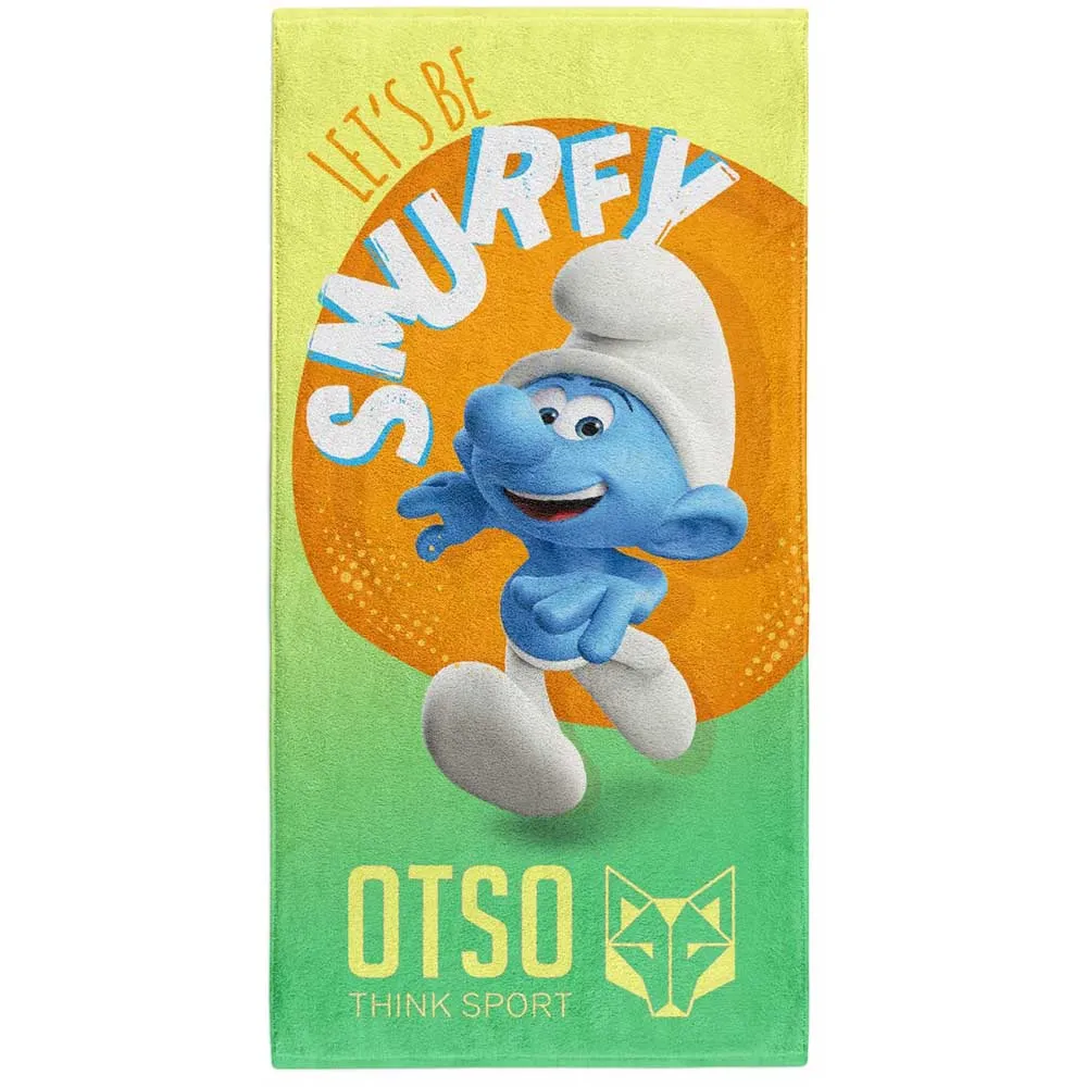Купить Otso T15075-SMURFSRUNNING24-USZ Полотенце из микрофибры Smurf Running Multicolour 7ft.ru в интернет магазине Семь Футов
