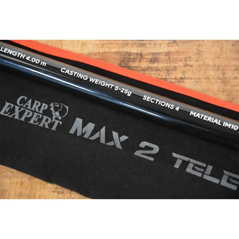 Купить Carp expert 13008-400 Матчевое Удилище для Рыбалки Max 2 Tele Black 4.00 m 7ft.ru в интернет магазине Семь Футов
