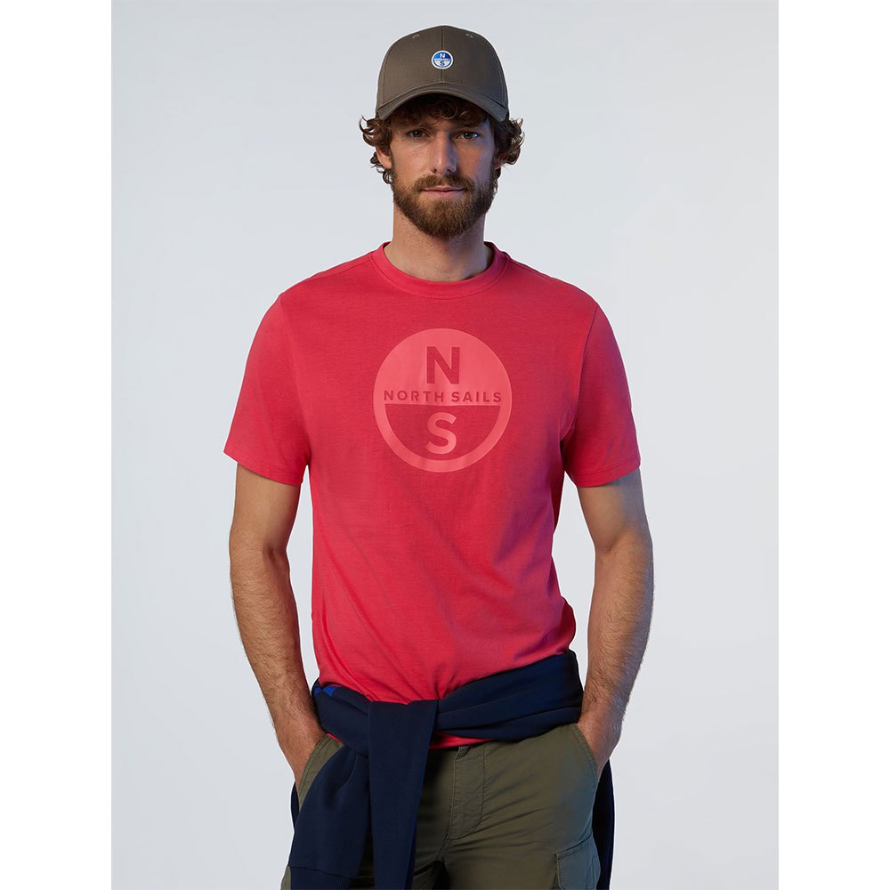 Купить North sails 692972-0178-XL Футболка с коротким рукавом Basic Красный Watermelon XL 7ft.ru в интернет магазине Семь Футов