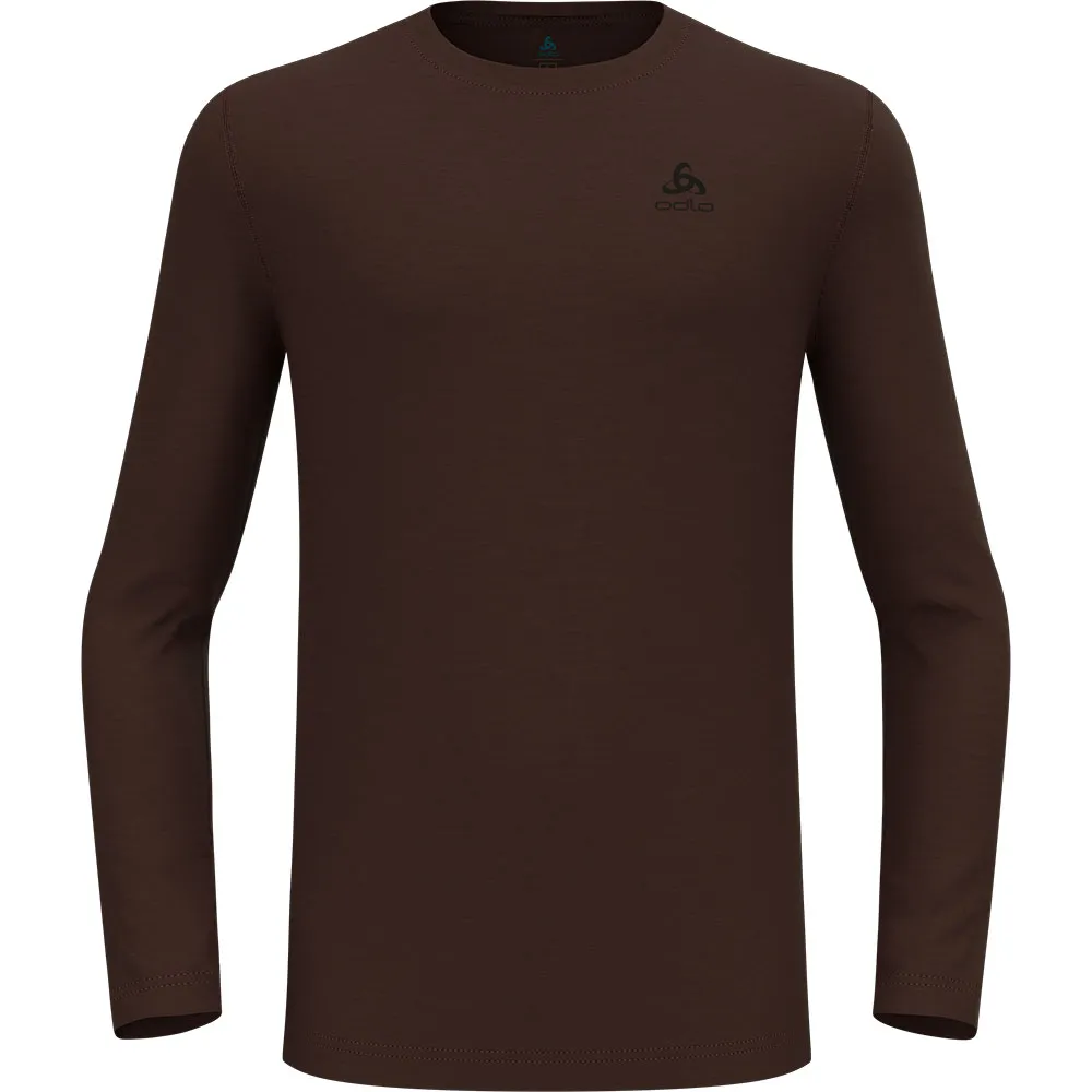 Купить Odlo 112272-30910-M Базовый слой с коротким рукавом Merino 160 Коричневый Fudge M 7ft.ru в интернет магазине Семь Футов