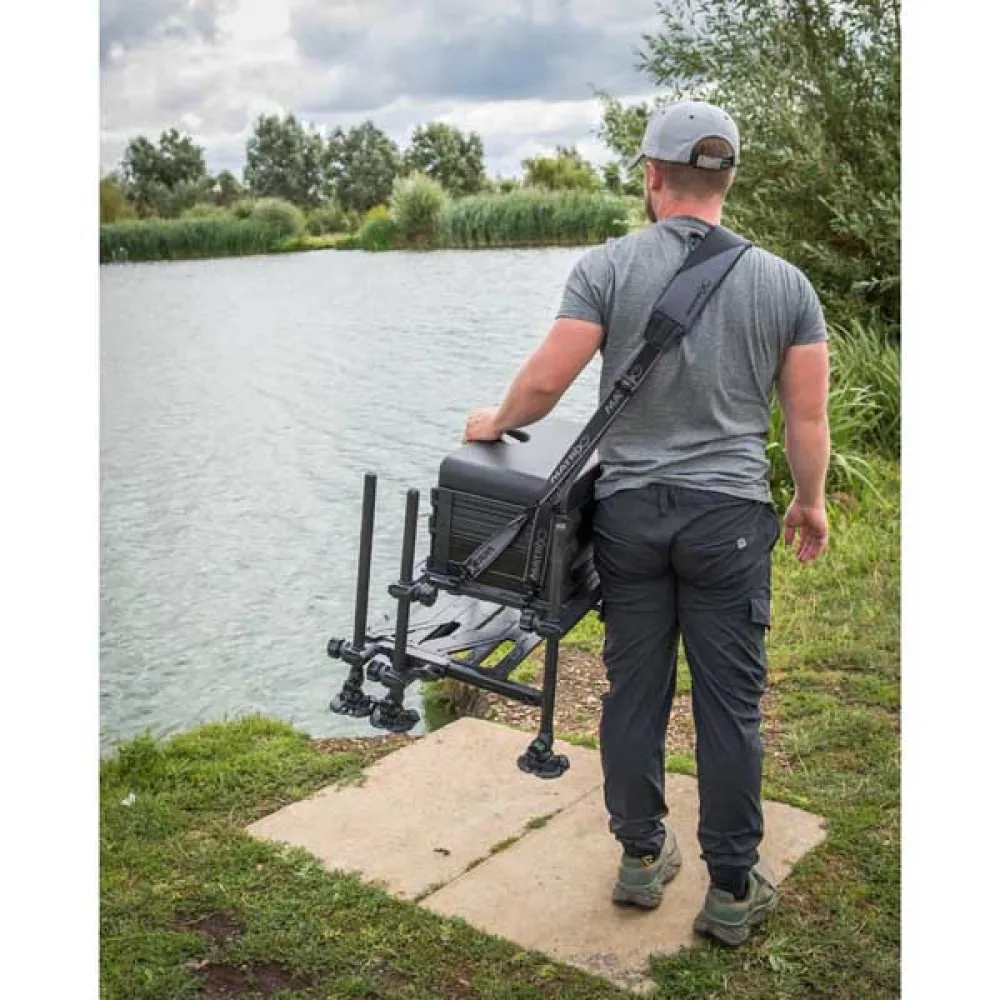 Купить Matrix fishing gmb200 рыболовный ящик с сиденьем F25 Pro Black 100x80x40 7ft.ru в интернет магазине Семь Футов