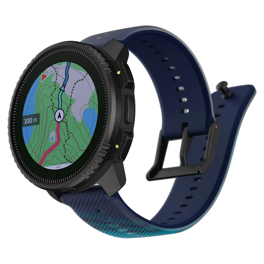 Купить Suunto SS051032000 Часы Vertical Solar UTMB World Series Голубой All Black / Navy Blue 7ft.ru в интернет магазине Семь Футов