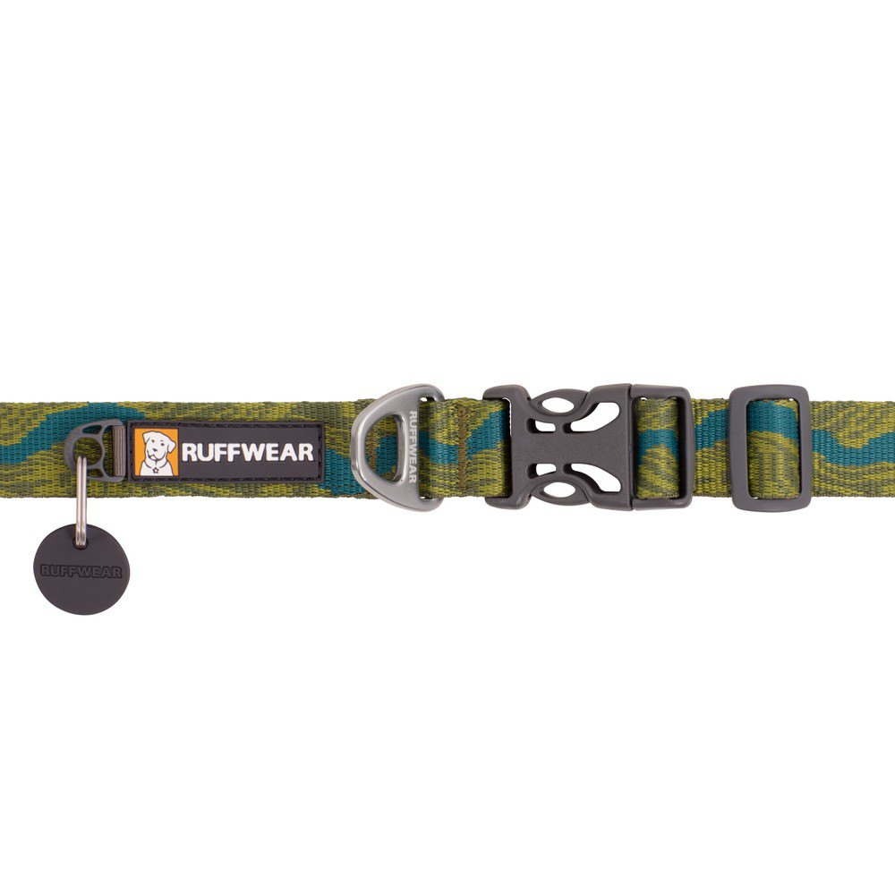 Купить Ruffwear 25204-9222026 Flat Out Собачий ошейник Зеленый New River 51-66 cm 7ft.ru в интернет магазине Семь Футов