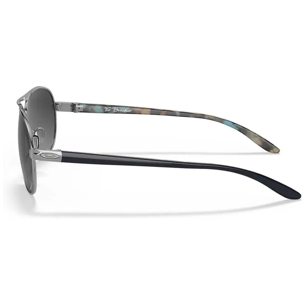Купить Oakley OO4108-1956 Tie Breaker Prizm Солнцезащитные Очки Polished Chrome Prizm Grey Gradient/CAT3 7ft.ru в интернет магазине Семь Футов