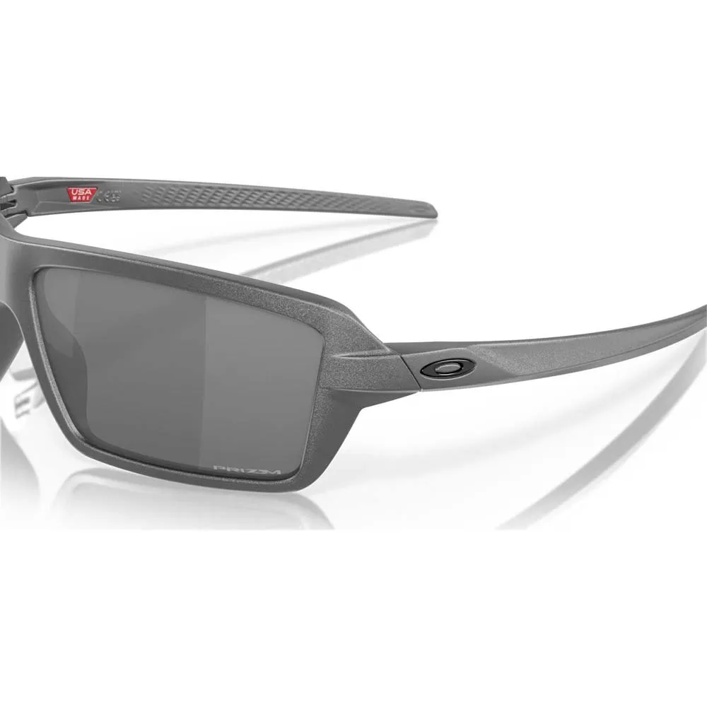 Купить Oakley OO9129-0363 Cables Prizm Солнцезащитные Очки Steel Prizm Black/CAT3 7ft.ru в интернет магазине Семь Футов