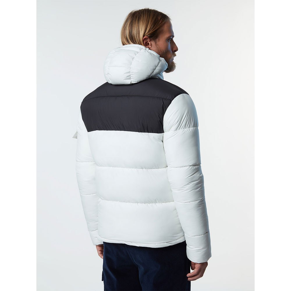 Купить North sails 603224-C004-L Куртка Beam Puffer Серый  Black / White L 7ft.ru в интернет магазине Семь Футов