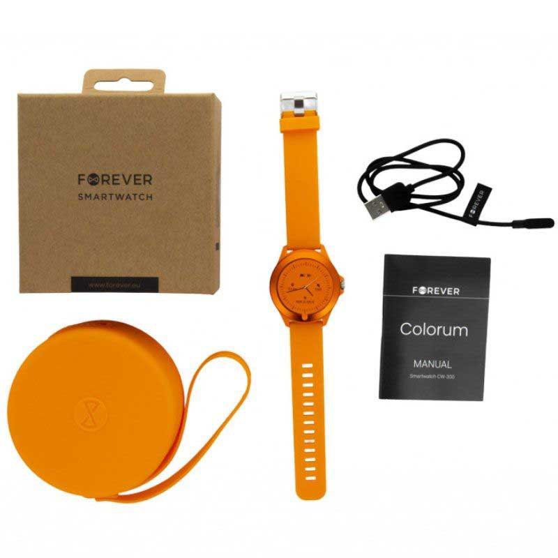 Купить Forever GSM169752 Colorum CW-300 Умные часы  Orange 7ft.ru в интернет магазине Семь Футов