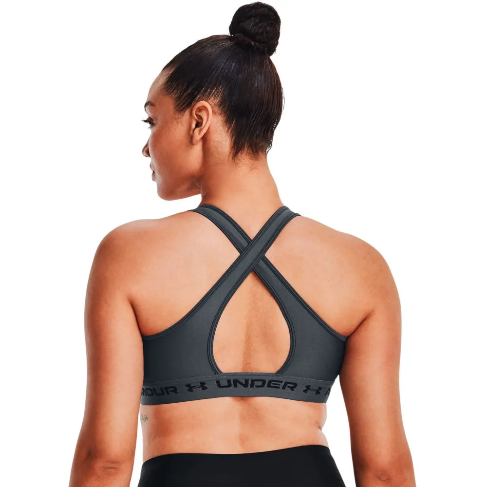 Купить Under armour 1361034-012-xl Спортивный бюстгальтер средней поддержки Crossback Pitch Gray / Pitch Gray / Black 15x15x5 7ft.ru в интернет магазине Семь Футов