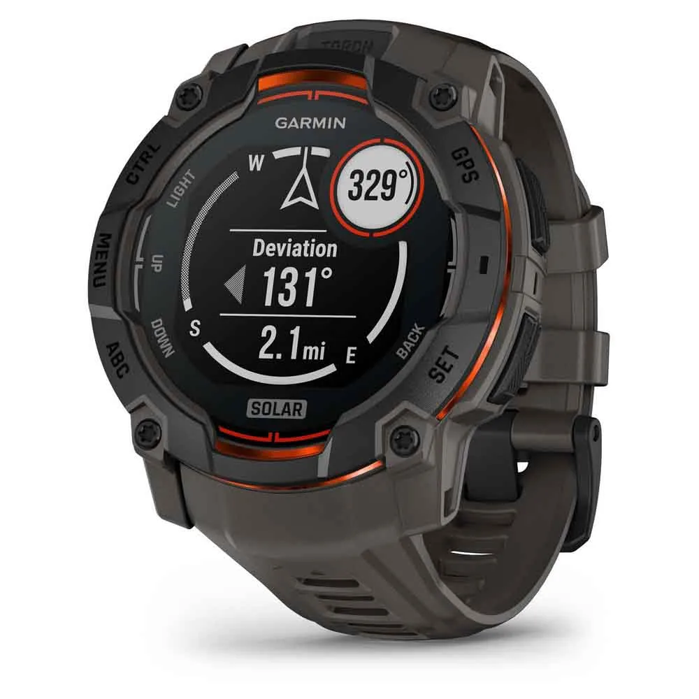 Купить Garmin 010-02935-00 Часы Instinct 3 50 mm Solar Черный  Black / Carbon 7ft.ru в интернет магазине Семь Футов