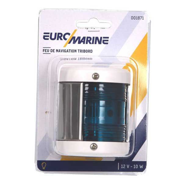 Купить Euromarine 001871 10W 12V 112.5° Зеленый Правый борт Навигация Свет Бесцветный White 76 x 65 x 57 mm 7ft.ru в интернет магазине Семь Футов