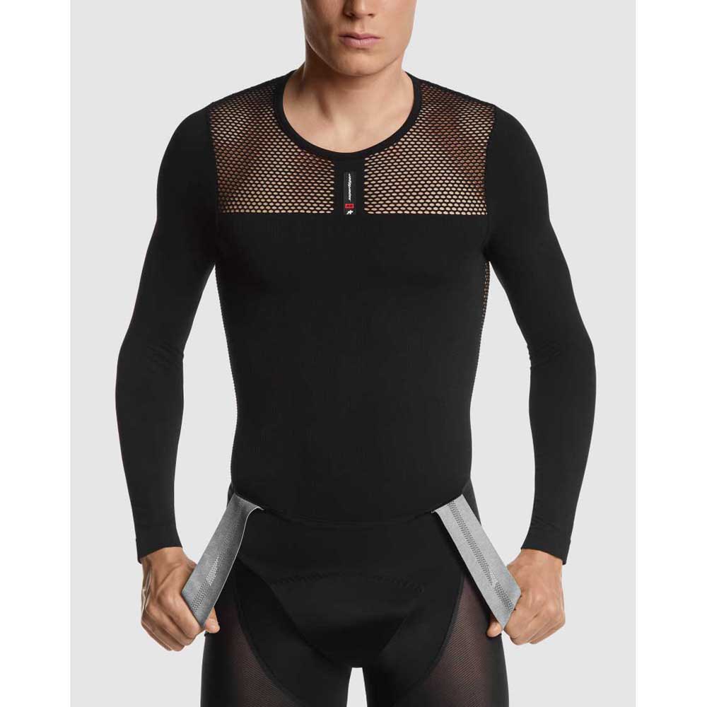 Купить Assos P11.40.442.18.I Базовый слой с длинным рукавом Skin Superléger Черный Black Series I 7ft.ru в интернет магазине Семь Футов