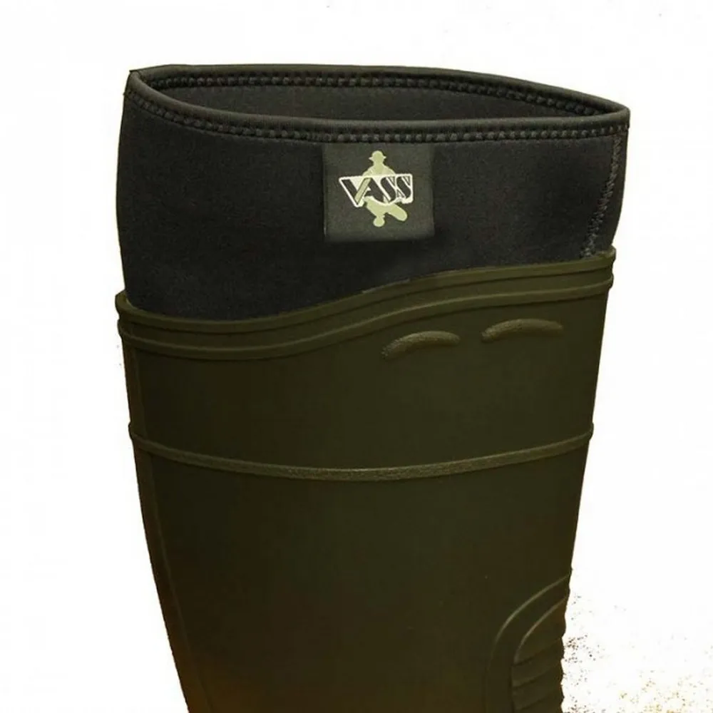 Купить Vass vrkl10s/8/12 Резиновые сапоги Warm Neo Black / Khaki 40x35x15 EU 46 7ft.ru в интернет магазине Семь Футов