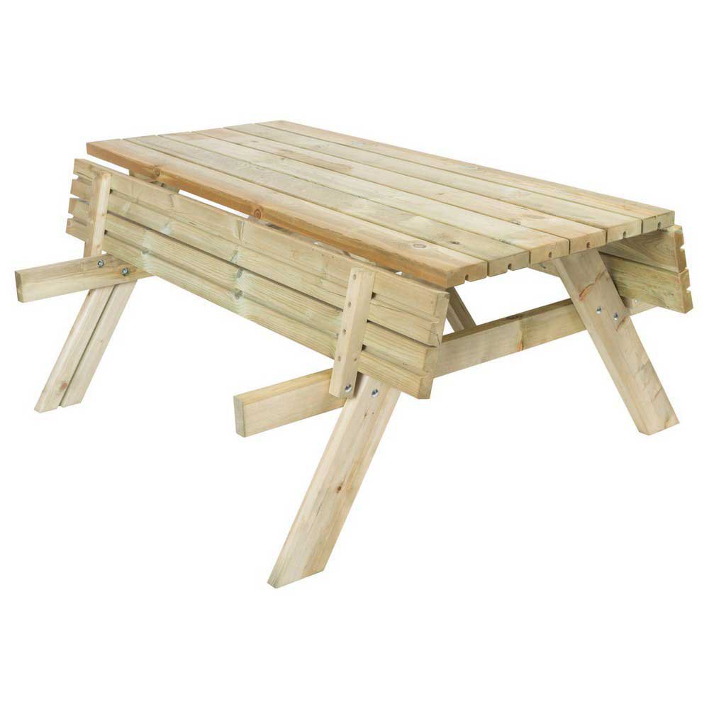 Купить Gardiun KSU12893 Lift-Up Стол для пикника Коричневый Wooden 200 x 154 x 74 cm 7ft.ru в интернет магазине Семь Футов
