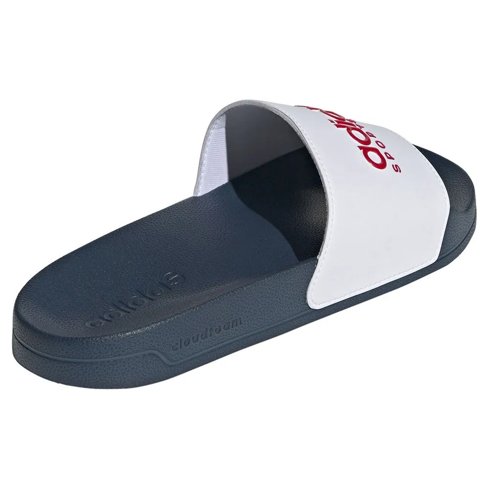 Купить adidas ii0017/11 Шлёпанцы Adilette Shower Ftwr White / Better Scarlet / Tenabl 32x20x10 EU 46 7ft.ru в интернет магазине Семь Футов