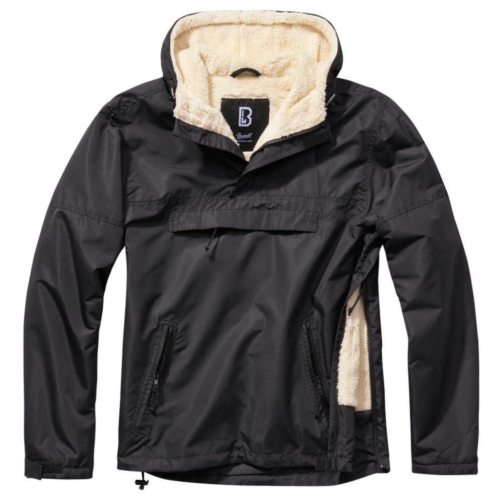 Купить Brandit 3173-2-4XL Куртка Sherpa Черный  Black 4XL 7ft.ru в интернет магазине Семь Футов