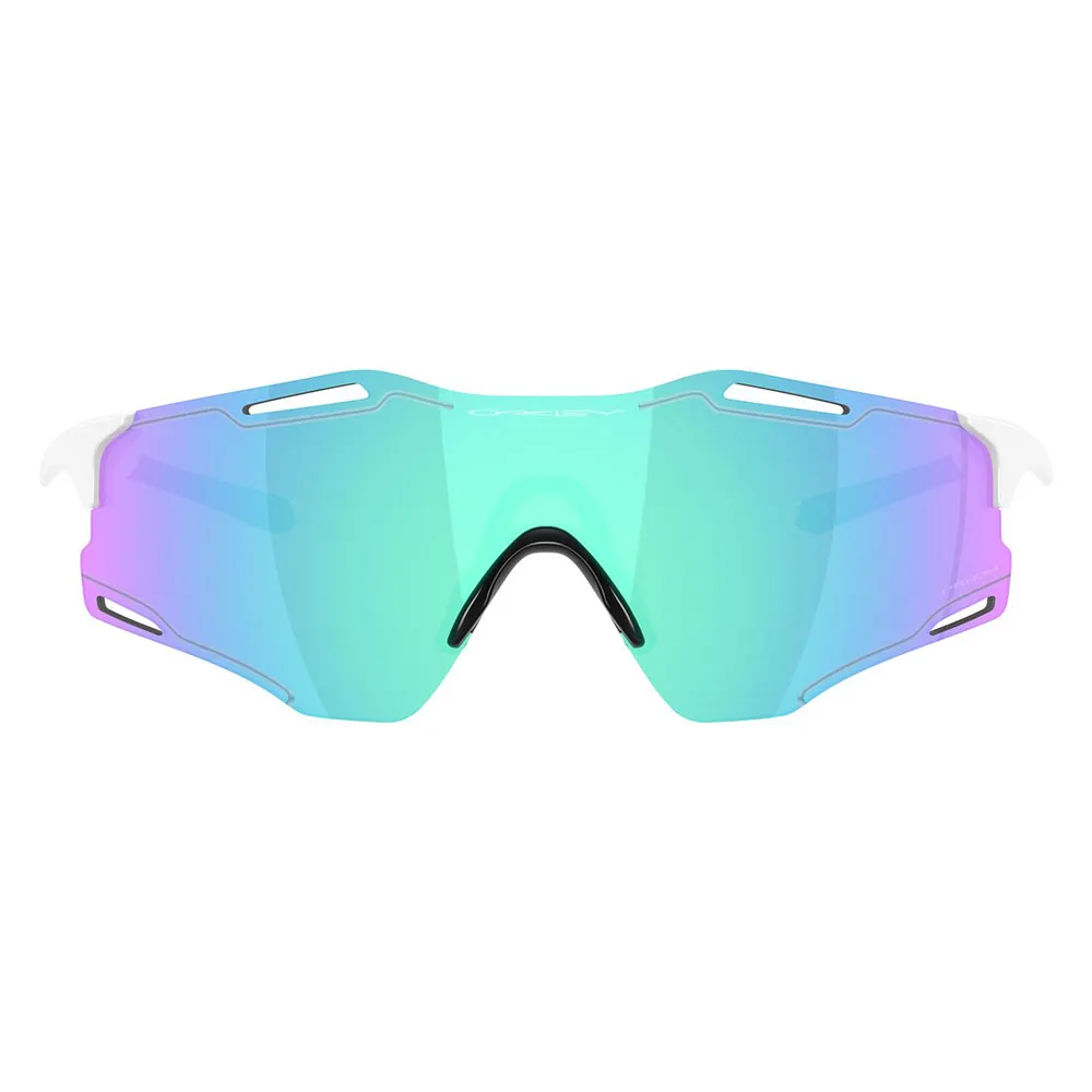 Купить Oakley OO9512-0239 Солнцезащитные очки Cybr zero Бесцветный Polished White Prizm Sapphire/CAT3 7ft.ru в интернет магазине Семь Футов