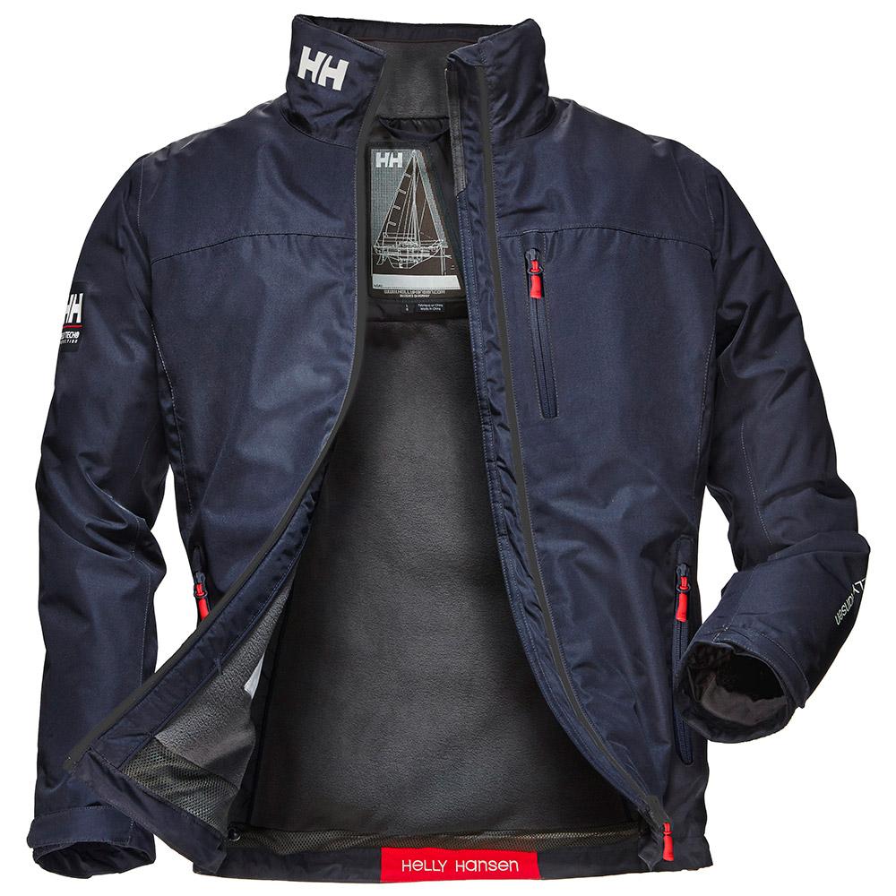 Купить Helly hansen 30253_597-M Куртка Crew Midlayer Голубой  Navy M 7ft.ru в интернет магазине Семь Футов