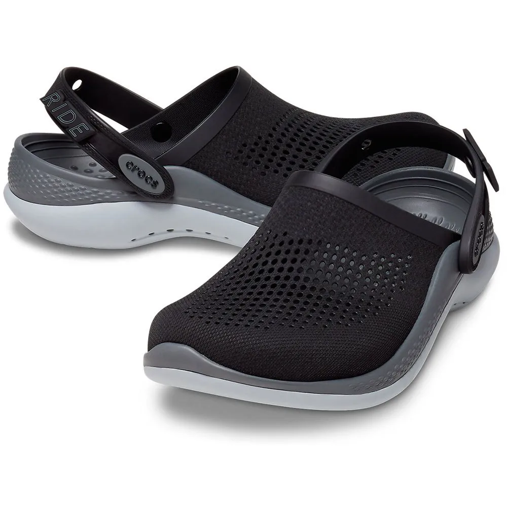Купить Crocs 206708-0dd-m13 Деревянные башмаки Literide 360 Black / Slate Grey 35x25x15 EU 48 7ft.ru в интернет магазине Семь Футов