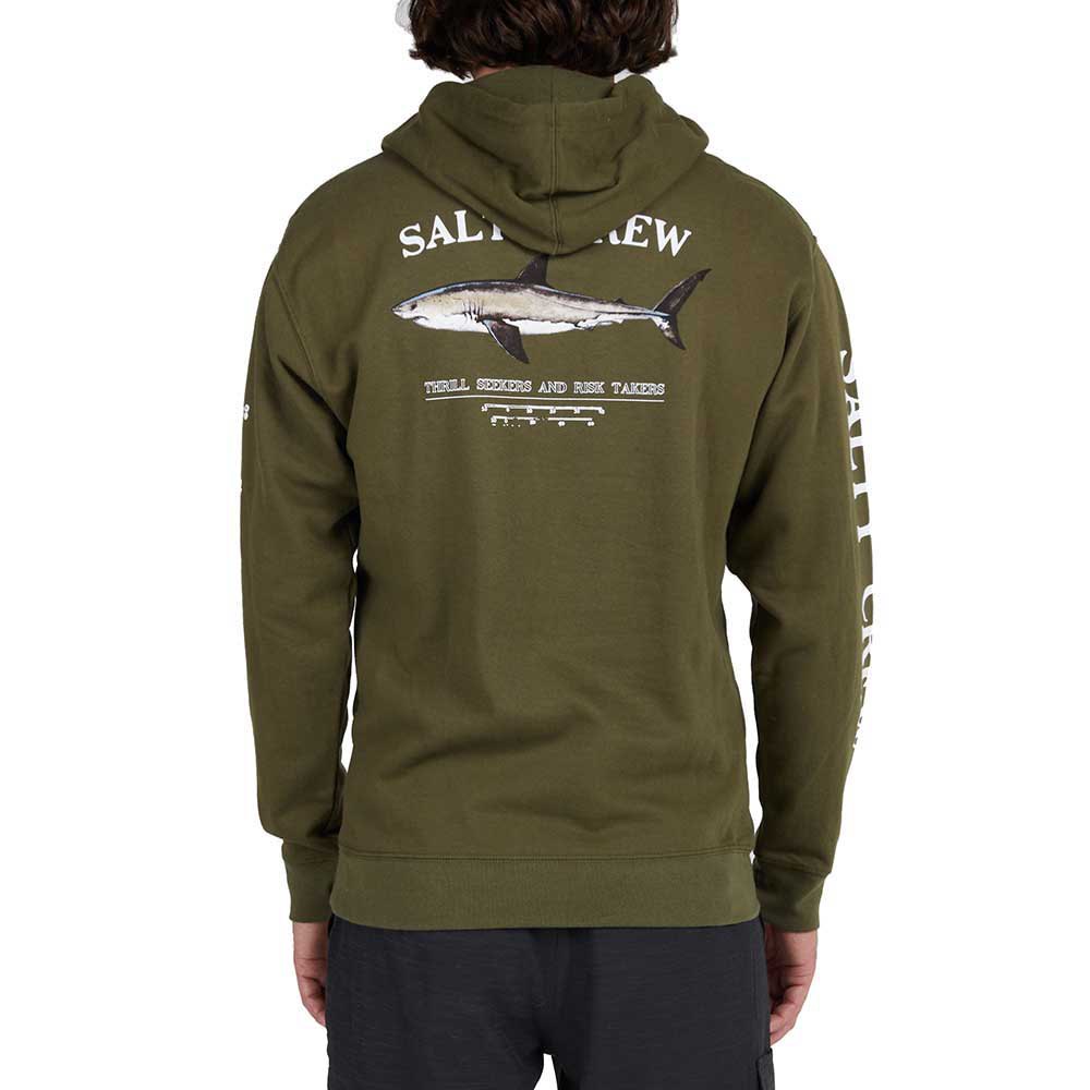 Купить Salty crew 20335029-ARMY-2XL флисовая толстовка Bruce Зеленый Army 2XL 7ft.ru в интернет магазине Семь Футов