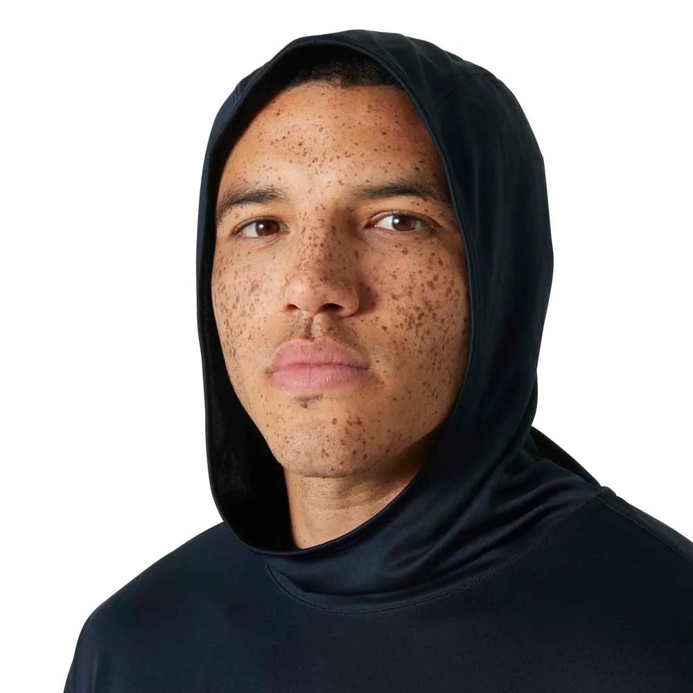 Купить Helly hansen 48262_597-s Футболка с длинным рукавом Tech hoodie Navy 30x25x2 7ft.ru в интернет магазине Семь Футов