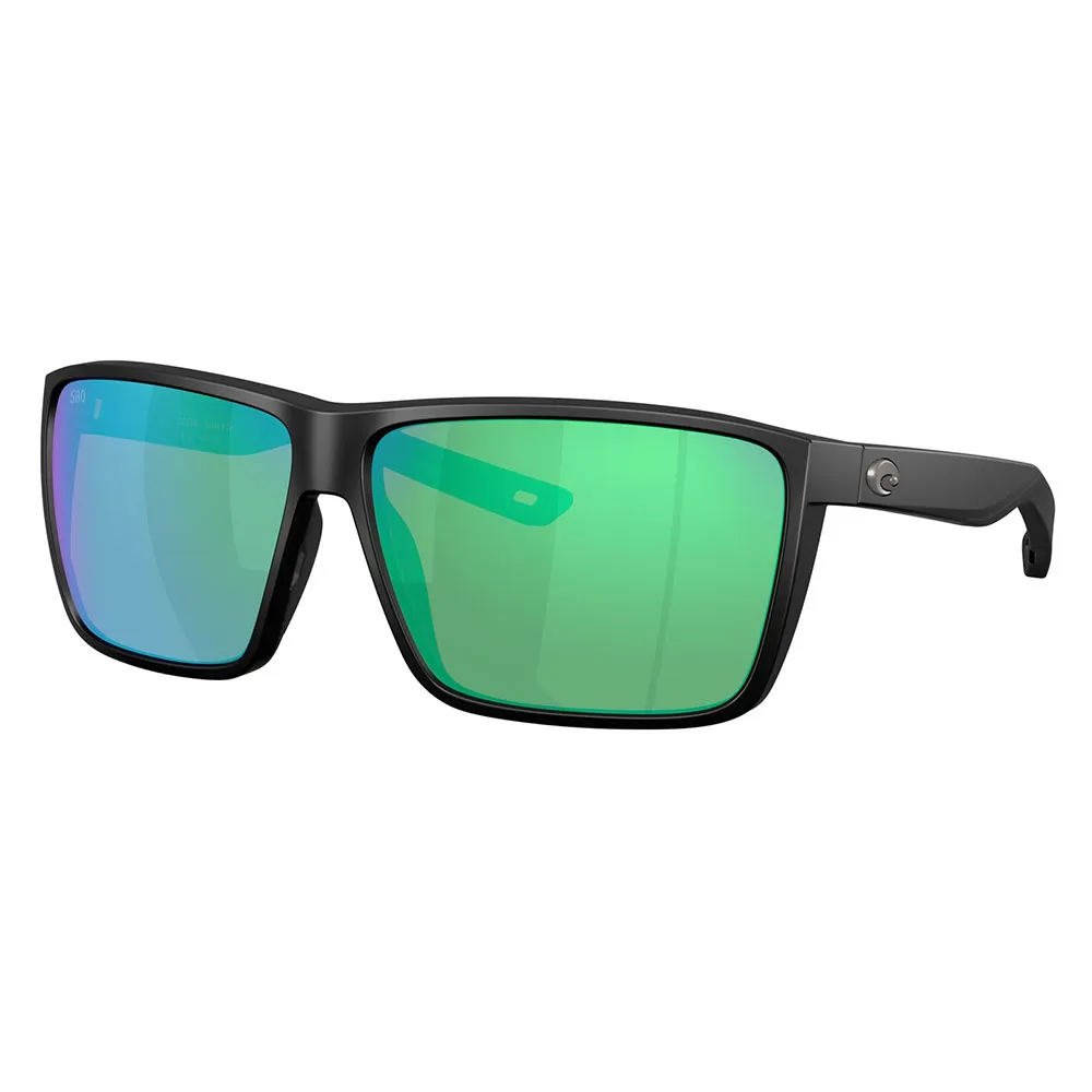 Купить Costa 06S9121-91210464 поляризованные солнцезащитные очки Rincon ii Matte Black 03 Green Mirror 580G/CAT3 7ft.ru в интернет магазине Семь Футов