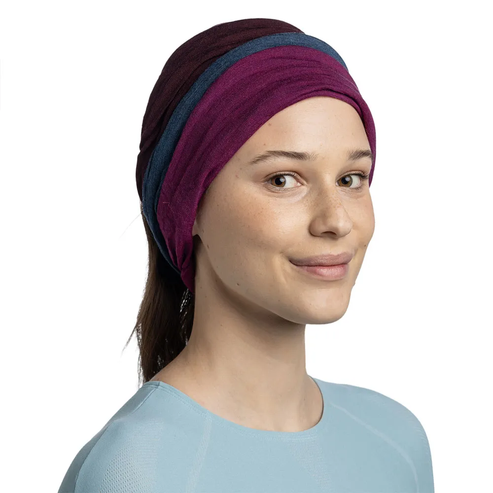 Купить Buff ® 132890.535.10.00 Шарф-хомут Merino Move Block Magenta 15x10x5 7ft.ru в интернет магазине Семь Футов