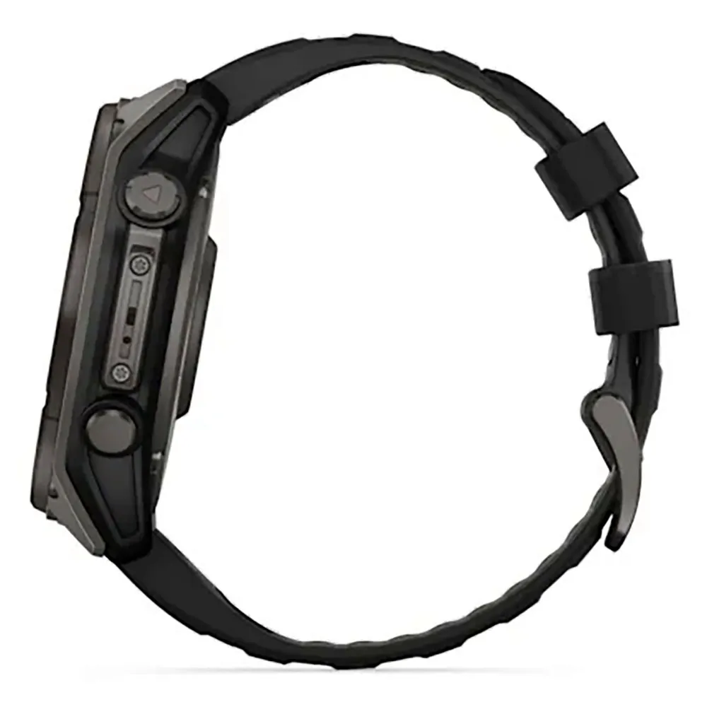 Купить Garmin 010-02907-11 Часы Fenix 8 51 mm Solar Sapphire  Black / Carbon Gray DLC Titanium 7ft.ru в интернет магазине Семь Футов