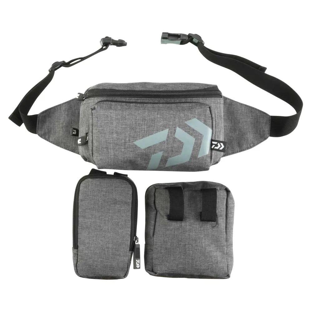Купить Daiwa 15840004 поясная сумка Logo  Grey 7ft.ru в интернет магазине Семь Футов