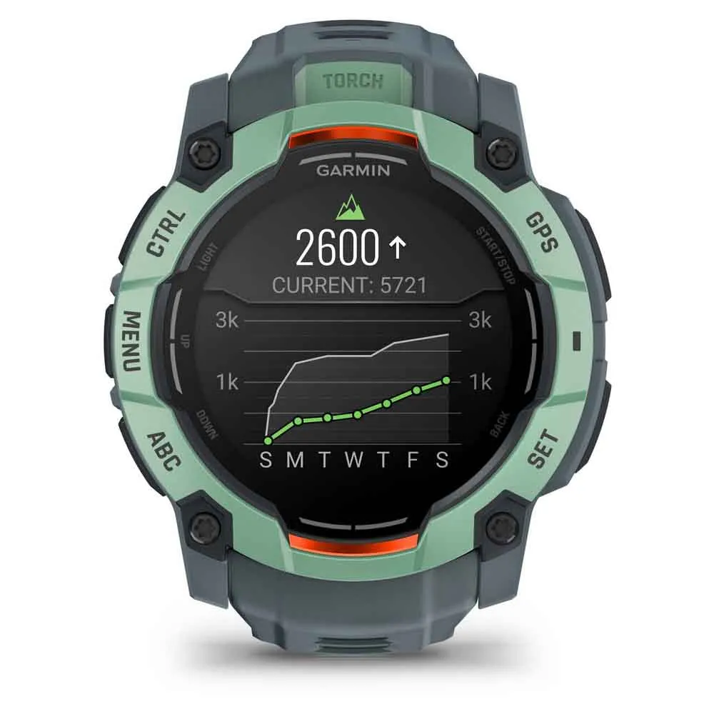Купить Garmin 010-03020-01 Часы Instinct 3 50 mm Amoled Зеленый  Green / Grey 7ft.ru в интернет магазине Семь Футов