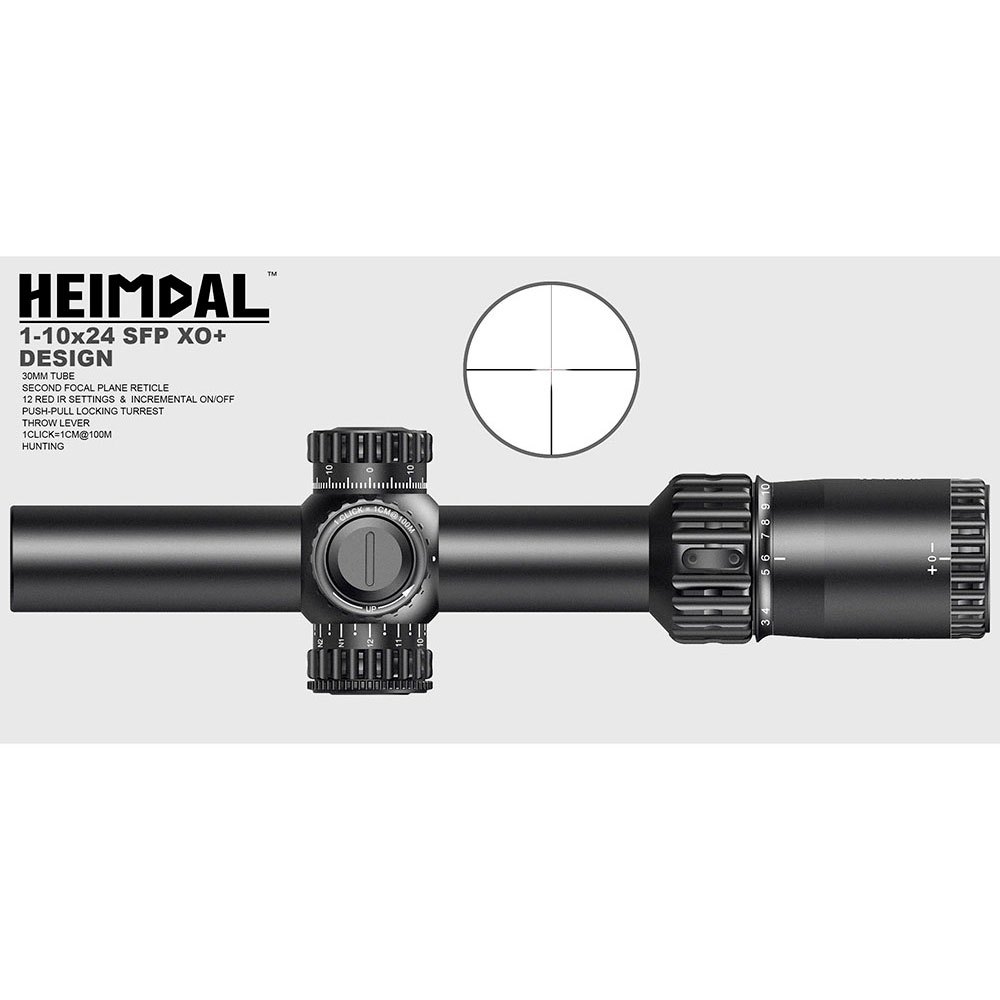 Купить Mjoelner hunting 20415003720 оптический визор Heimdal XO+ 30 mm Black  Hunt 7ft.ru в интернет магазине Семь Футов