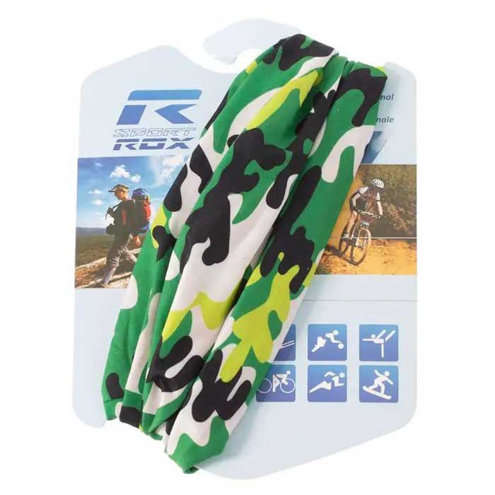 Купить Rox 38679.082.1 Печатный шейный обогреватель Зеленый Military Print 7ft.ru в интернет магазине Семь Футов
