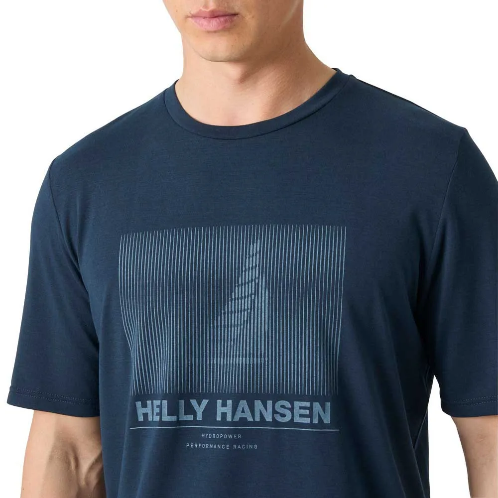 Купить Helly hansen 34419-596-s Футболка с коротким рукавом Hp race graphic Navy 30x20x5 7ft.ru в интернет магазине Семь Футов