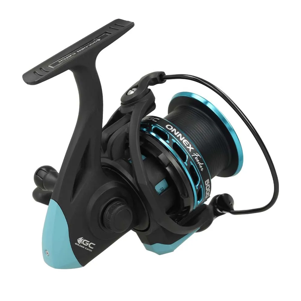 Купить Golden catch 1039009 Катушка для карпфишинга Onnex Feeder Black / Light Blue 20x20x15 5000 7ft.ru в интернет магазине Семь Футов