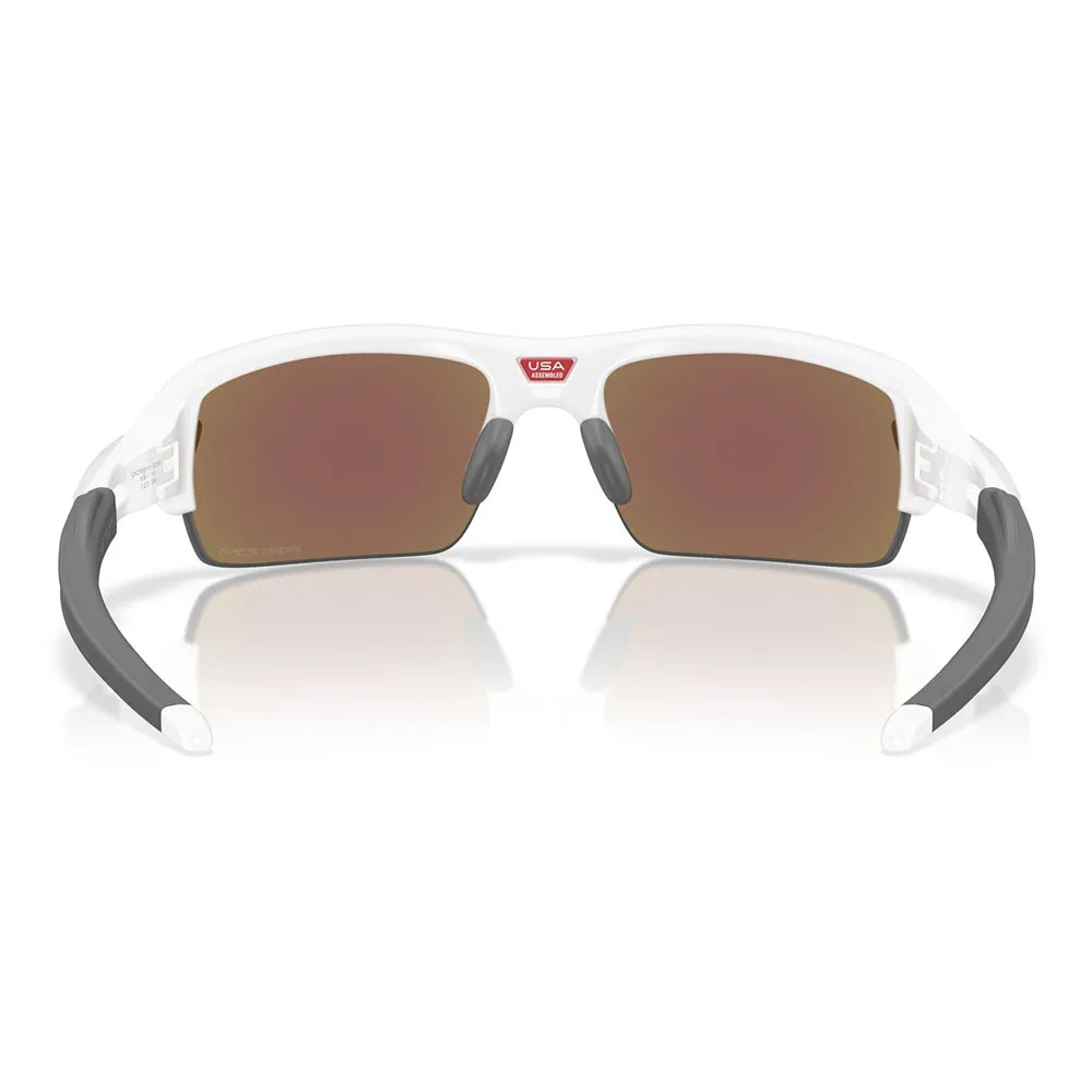 Купить Oakley OO9511-0259 Солнцезащитные очки Flak 2.0 s Polished White 01 Prizm Sapphire/CAT3 7ft.ru в интернет магазине Семь Футов