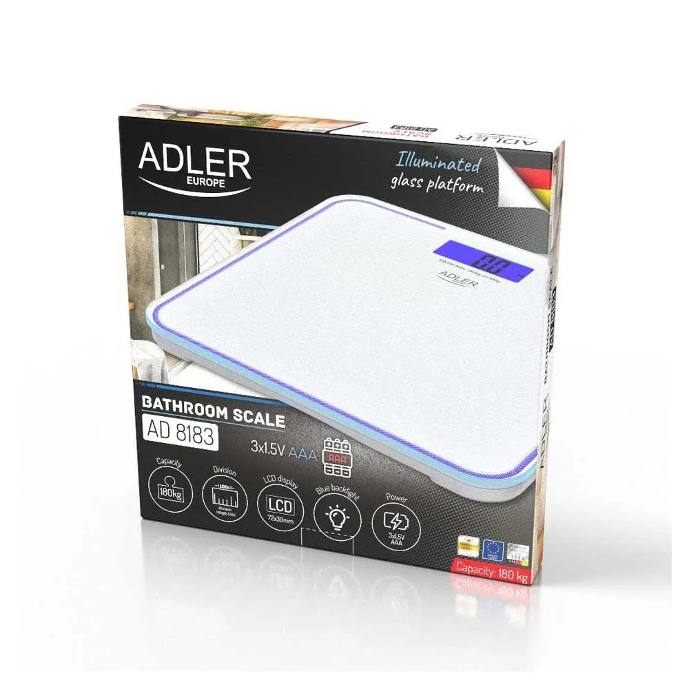 Купить Adler ad 8183 Весы  White 33x32x5 7ft.ru в интернет магазине Семь Футов