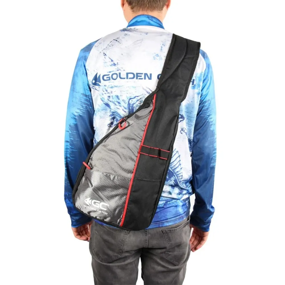 Купить Golden catch 7230009 Сумка через плечо One Shoulder 10L Black / Silver 30x20x12 7ft.ru в интернет магазине Семь Футов
