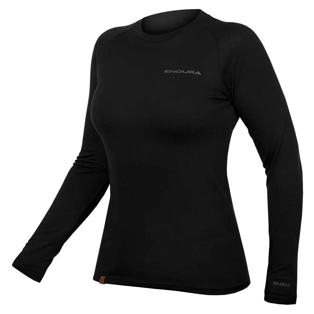 Купить Endura r-e6165bk/6 Базовый слой с длинным рукавом BaaBaa Black 30x25x2 XL 7ft.ru в интернет магазине Семь Футов