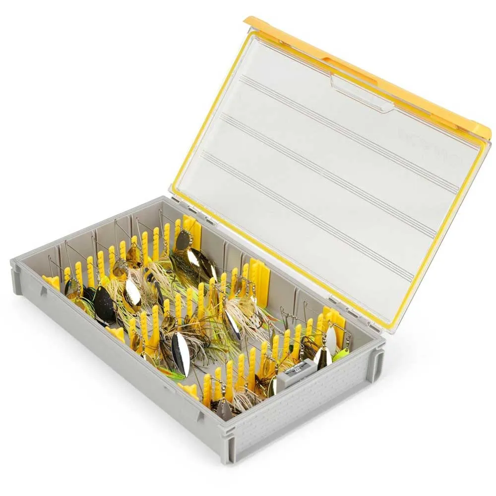 Купить Plano plase603 коробка для приманок EDGE® 3700™ Spinner Bait Grey / Yellow 46x33x19 7ft.ru в интернет магазине Семь Футов