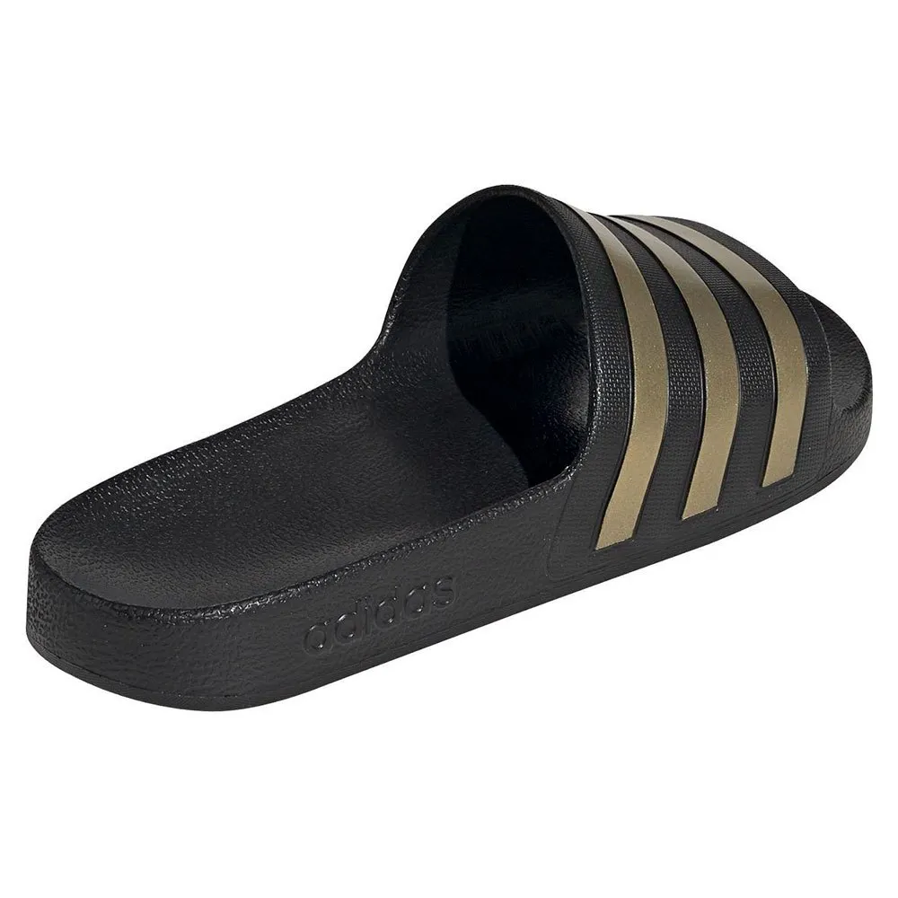 Купить adidas eg1758/11 Шлёпанцы Adilette Aqua Core Black / Gold Metal / Core Black 32x20x10 EU 46 7ft.ru в интернет магазине Семь Футов