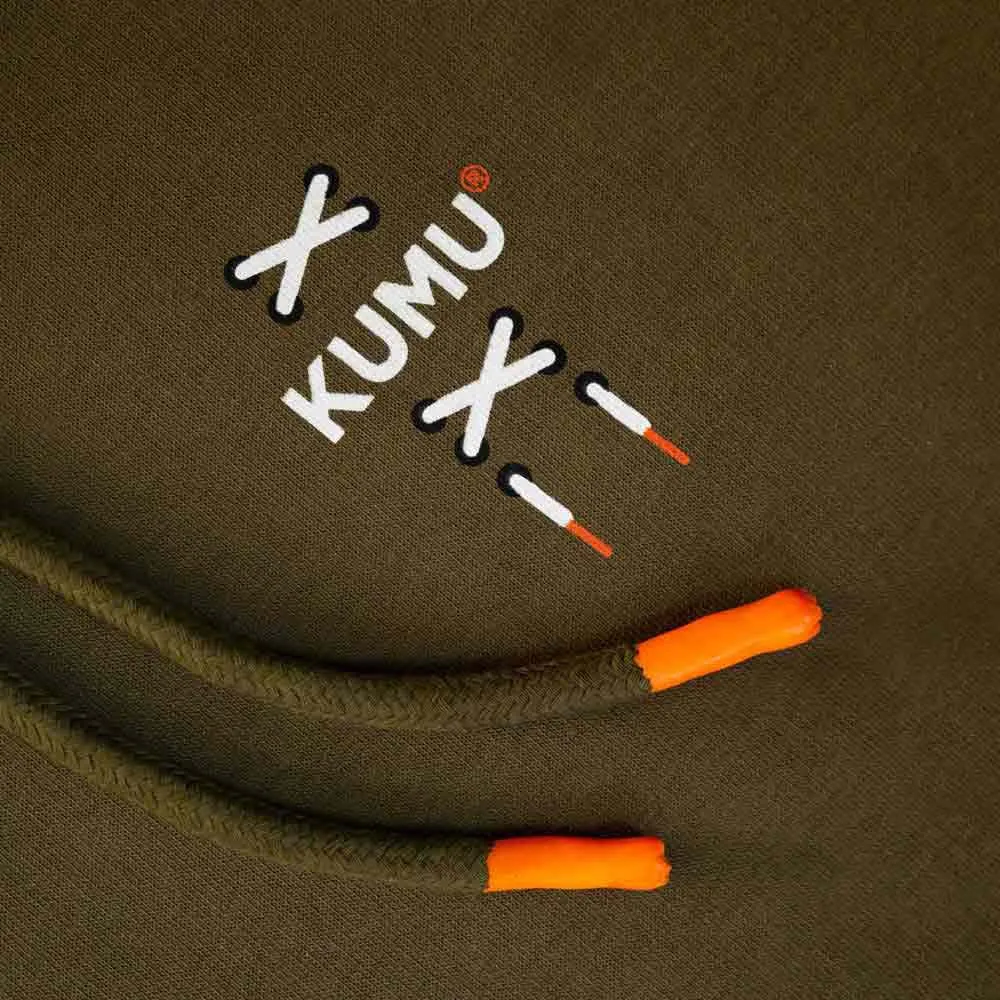 Купить Kumu 007545-00004-00400-00 Толстовка с капюшоном True Leather Green 40x30x12 11-12 Years 7ft.ru в интернет магазине Семь Футов