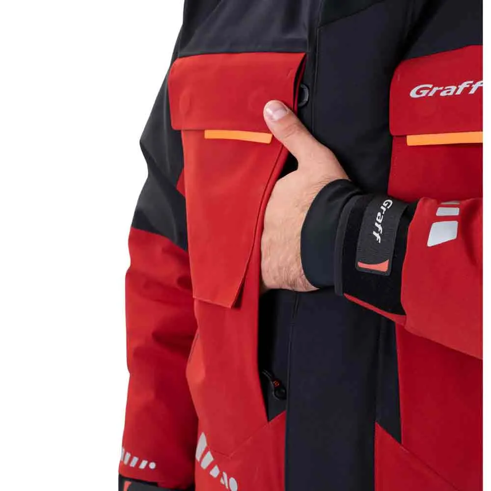 Купить Graff 619-o-b-4-xl Куртка Winter Warmguard 619-O-B-4 Black / Red 60x40x25 7ft.ru в интернет магазине Семь Футов