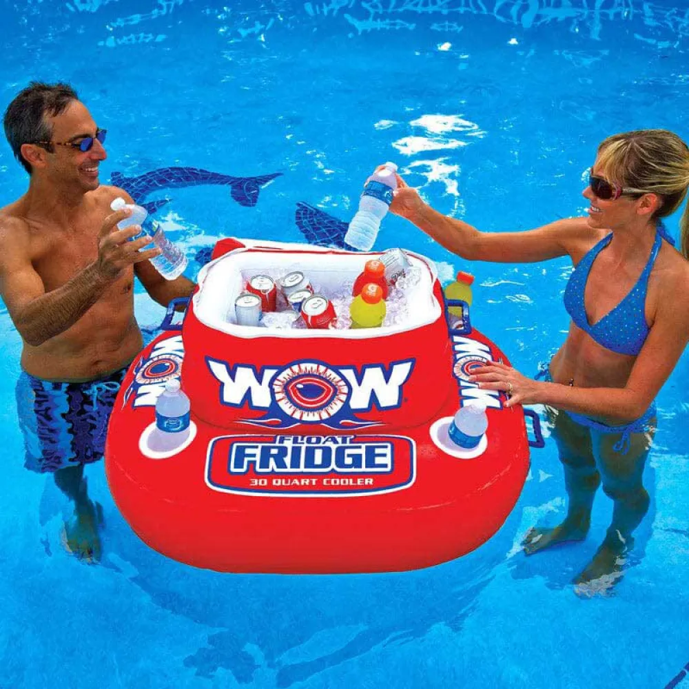 Купить Wow stuff 742-112000 буксируемая водная игрушка Fridge Красный Red 7ft.ru в интернет магазине Семь Футов